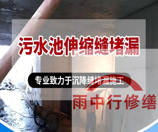 黄浦某污水处理厂钢筋混凝土池堵漏案例